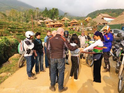 motorbike tour in pu luong