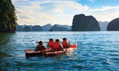 Lan Ha Bay peaceful limestone landscapes in northern Vietnam
