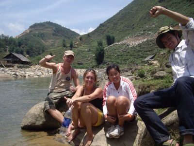 Trekking in Pu Luong with a local guide