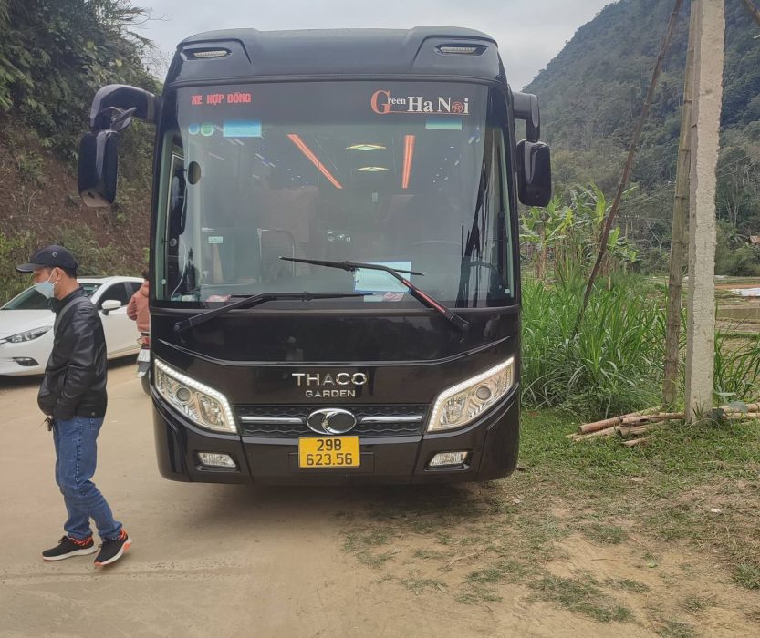 Traveling from Ninh Binh to Pu Luong through scenic mountain roads