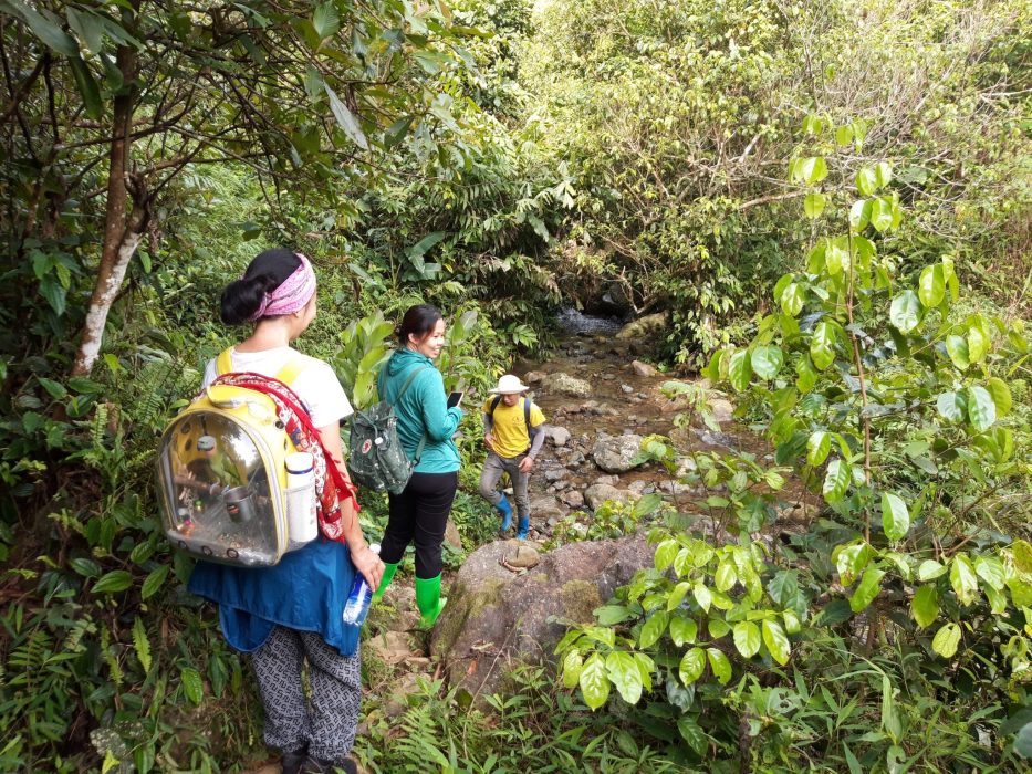 Walking through traditional villages in Pu Luong Vietnam