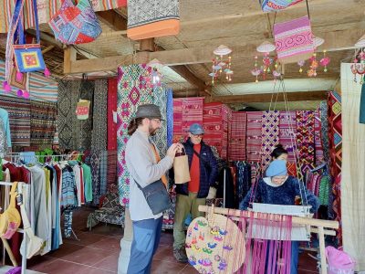 Pu Luong Lan village traditional weaving experience trekking route