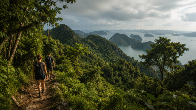 Jungle trekking in Cat Ba National Park Vietnam