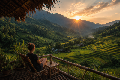 Slow travel hiking experience in northern Vietnam