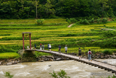 Pu Luong hidden villages trek through rice terraces and Thai ethnic communities